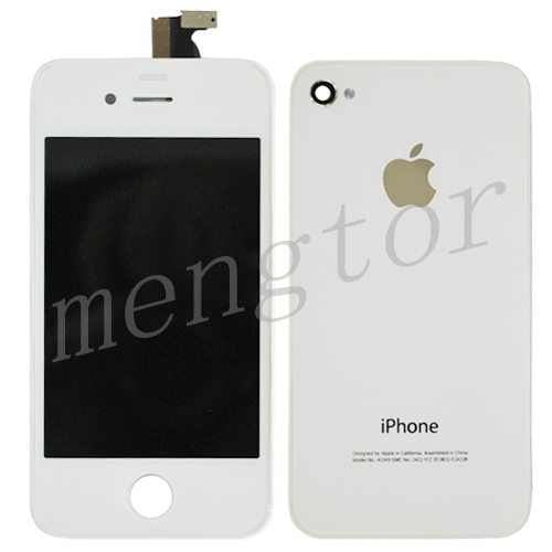 verizon iphone 4 back cover. PH-LCD-IP-3217WH Apple Verizon