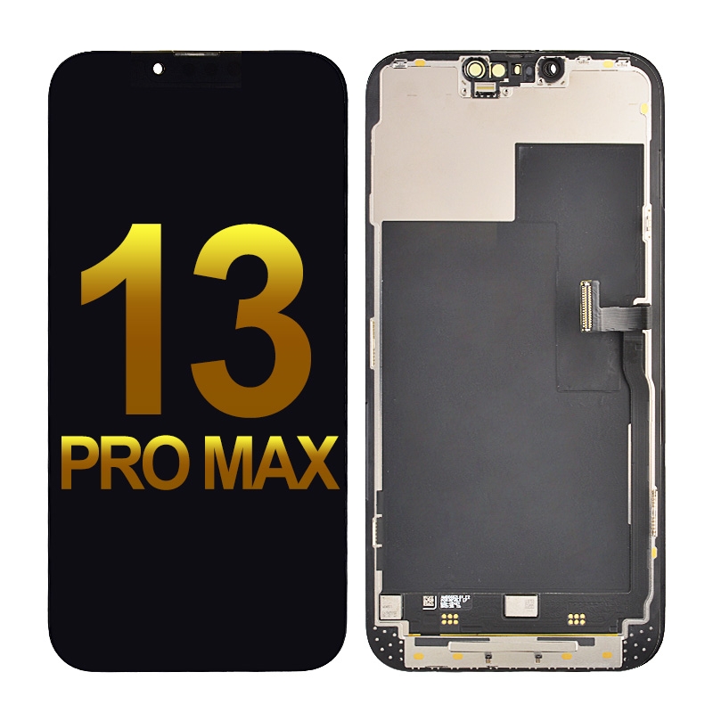 OLED Screen Digitizer Assembly With Frame for iPhone 13 Pro Max (Super High Quality) - Black