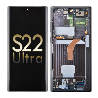 OLED Screen Digitizer Assembly with Frame for Samsung Galaxy S22 Ultra 5G S908 (Service Pack) - Phantom Black OLED Screen Digitizer Assembly with Frame for Samsung Galaxy S22 Ultra 5G S908 (Service Pack) - Phantom Black