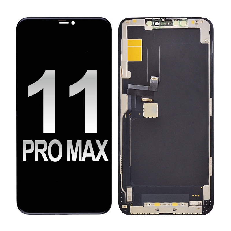 OLED Screen Digitizer Assembly with Frame for iPhone 11 Pro Max (High Quality) - Black