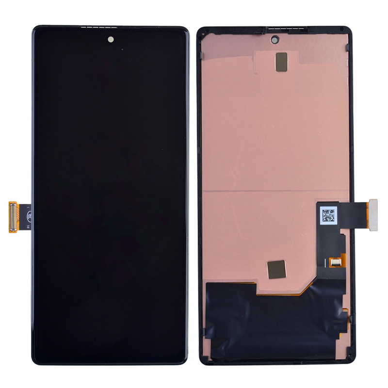 OLED Screen Digitizer Assembly With Frame for Google Pixel 6 (Aftermarket) - Black