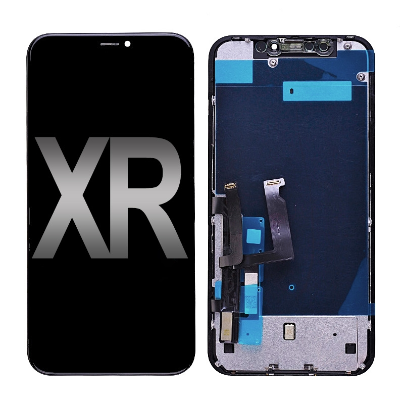 LCD Screen Digitizer Assembly Replacement  With Back Plate for iPhone XR (JK/ Aftermarket)