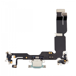  Charging Port with Flex Cable for iPhone 15 Plus (High Quality) - Green