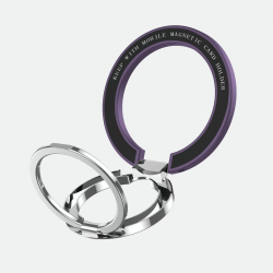  Magnetic Phone & Tablet Ring Bracket with Wireless Charging - Purple