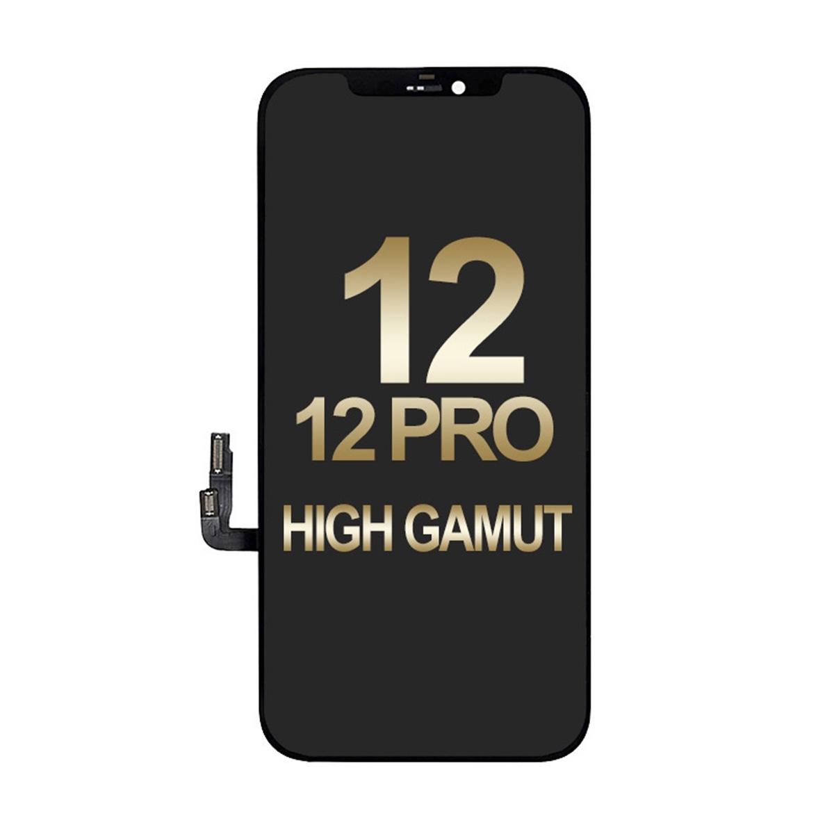 LCD Screen Digitizer Assembly Replacement  for iPhone 12/ 12 Pro(High Gamut/ Aftermarket Plus)