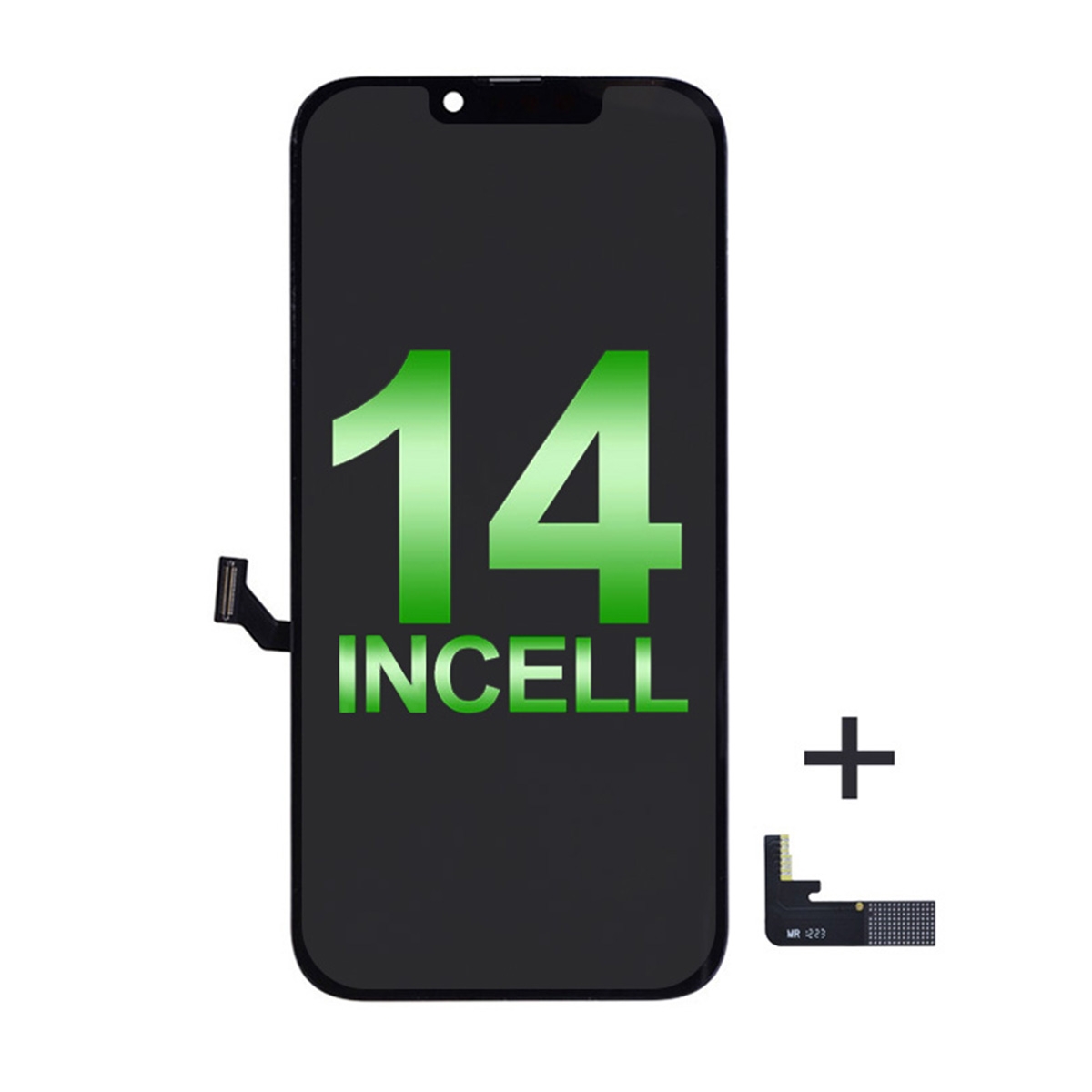 LCD Screen Digitizer Assembly Replacement  With Portable IC for iPhone 14 (Incell/ COF)