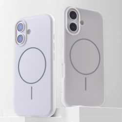iPhone 16 white magnetic TPU case