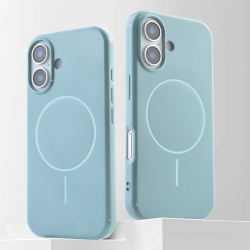 Blue TPU Magnetic Case iPhone 16 Plus