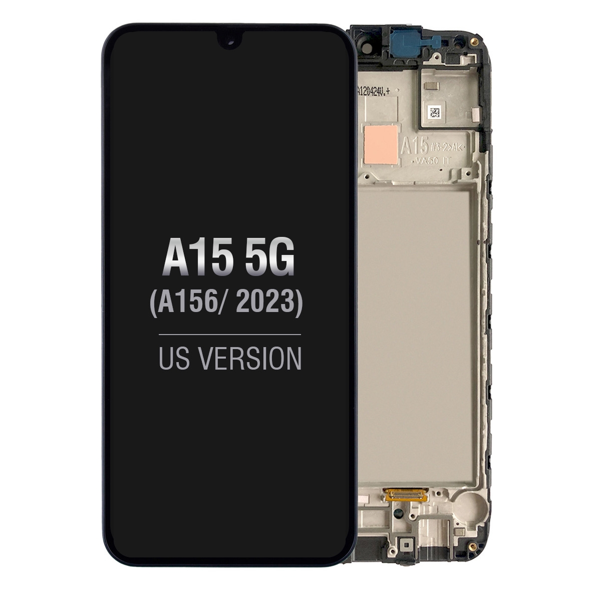 OLED Screen Digitizer Assembly Replacement with Frame for Samsung Galaxy A15 5G A156 (Premium) (for America Version)