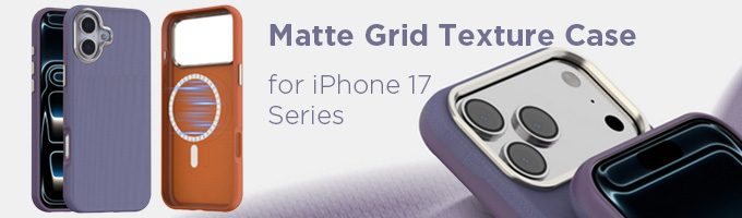 Matte Grid Texture Case