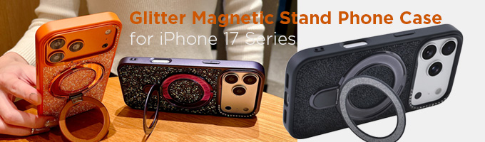 Glitter Magnetic Stand Phone Case
