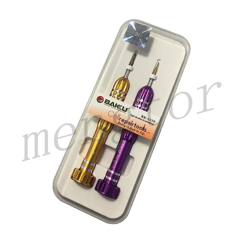 iPhone / Samsung Titanium Super High Quality Screwdriver Set (Gold & Purple)