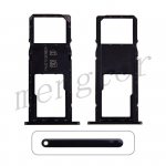  Single Sim Card Tray and MicroSD Card Tray for Motorola Moto G7 Power XT1955 - Black