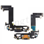 Charging Port with Flex Cable for iPhone 12 mini (5.4 inches) (Super High Quality) - Black Charging Port with Flex Cable for iPhone 12 mini (5.4 inches) (Super High Quality) - Black