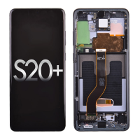  OLED Screen Digitizer with Frame Replacement for Samsung Galaxy S20 Plus G985/ S20 Plus 5G G986 (Premium) - Cosmic Black