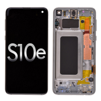  OLED Screen Digitizer with Frame Replacement for Samsung Galaxy S10e G970 (Premium) - Prism White