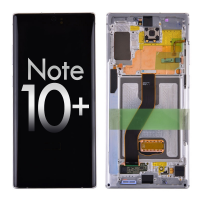  OLED Screen Digitizer with Frame Replacement for Samsung Galaxy Note 10 Plus N975 (Premium) - Aura White