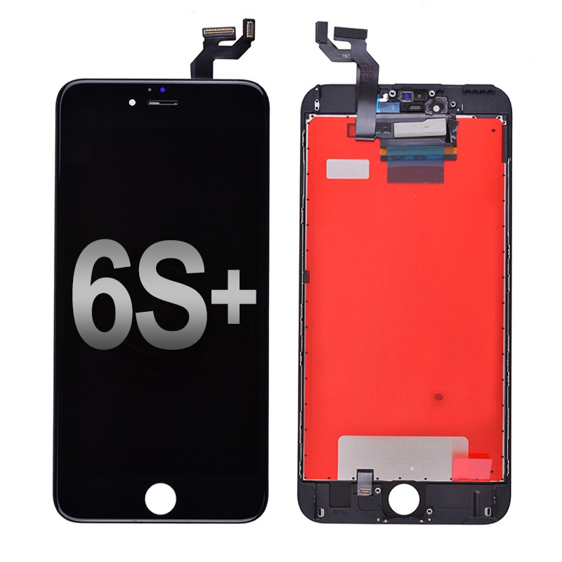 LCD Screen Display with Touch Digitizer Panel and Frame for iPhone 6S Plus (Aftermarket) - Black