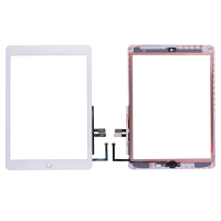  Touch Screen Digitizer With Home Button and Home Button Flex Cable for iPad 6(2018) A1893 A1954(High Quality) - Gold