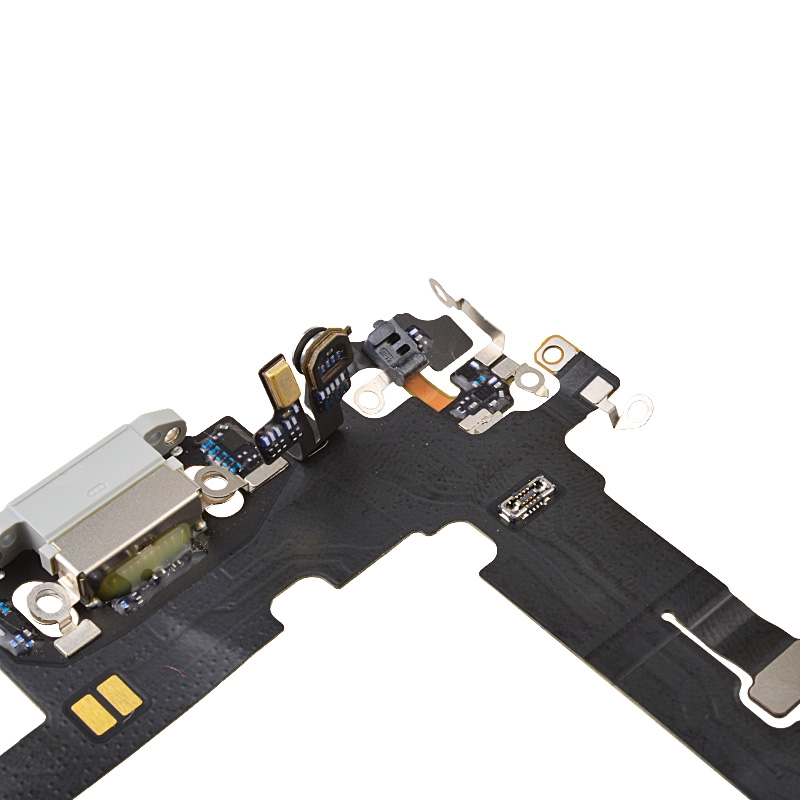 Silver iPhone 12 Pro Charger Dock Port Flex Assembly Replacement