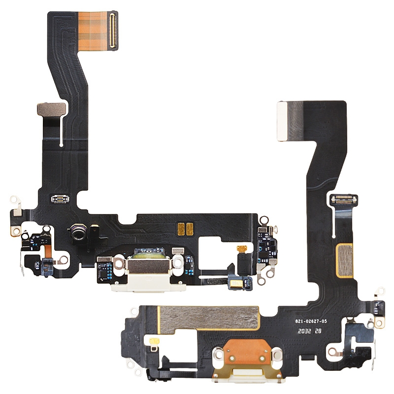 Charging Port with Flex Cable for iPhone 12 (High Quality) - White