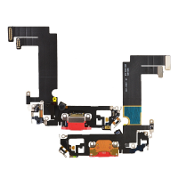  Charging Port with Flex Cable for iPhone 12 mini (High Quality) - Red