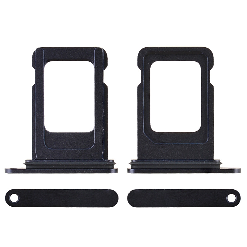 Sim Card Tray for iPhone 12 (Single SIM Card Version) - Black