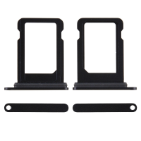  Sim Card Tray for iPhone 12 mini (Single SIM Card Version) - Black