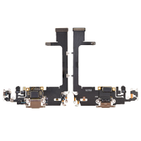  Charging Port Flex Cable with Interconnect Board for iPhone 11 Pro (High Quality) - Gold