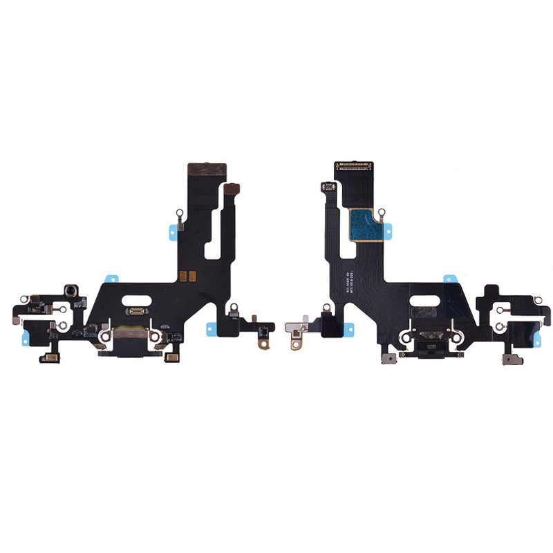 Charging Port with Flex Cable for iPhone 11 (High Quality) - Black