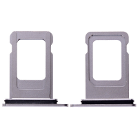  Sim Card Tray for iPhone XS Max (Single SIM Card Version) - Silver