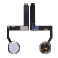  Home Button with Flex Cable Ribbon and Home Button Connector for iPad Pro (9.7inches)  - White