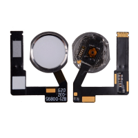  Home Button Connector with Flex Cable Ribbon for iPad Pro (12.9 inches) 2nd Gen - Silver