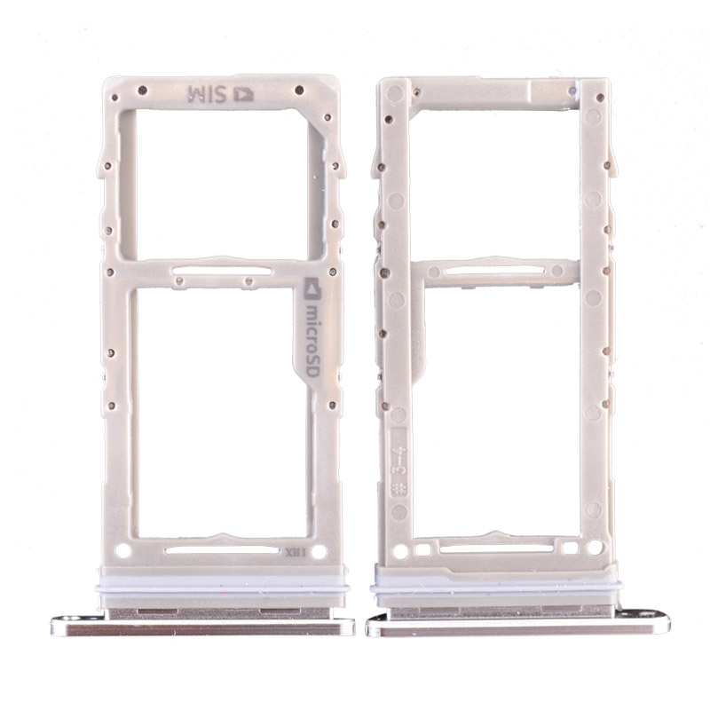 Sim Card Tray and MicroSD Card Tray for Samsung Galaxy S20 G980/ S20 5G G981/ S20 Plus G985/ S20 Plus 5G G986/ S20 Ultra G988B/ S20 Ultra 5G G988U(Single SIM Card Version) - Gray