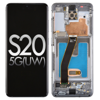 OLED Screen Digitizer Assembly with Frame for Samsung Galaxy S20 5G UW G981V - Cosmic Gray (Compatible for only Verizon) OLED Screen Digitizer Assembly with Frame for Samsung Galaxy S20 5G UW G981V - Cosmic Gray (Compatible for only Verizon)
