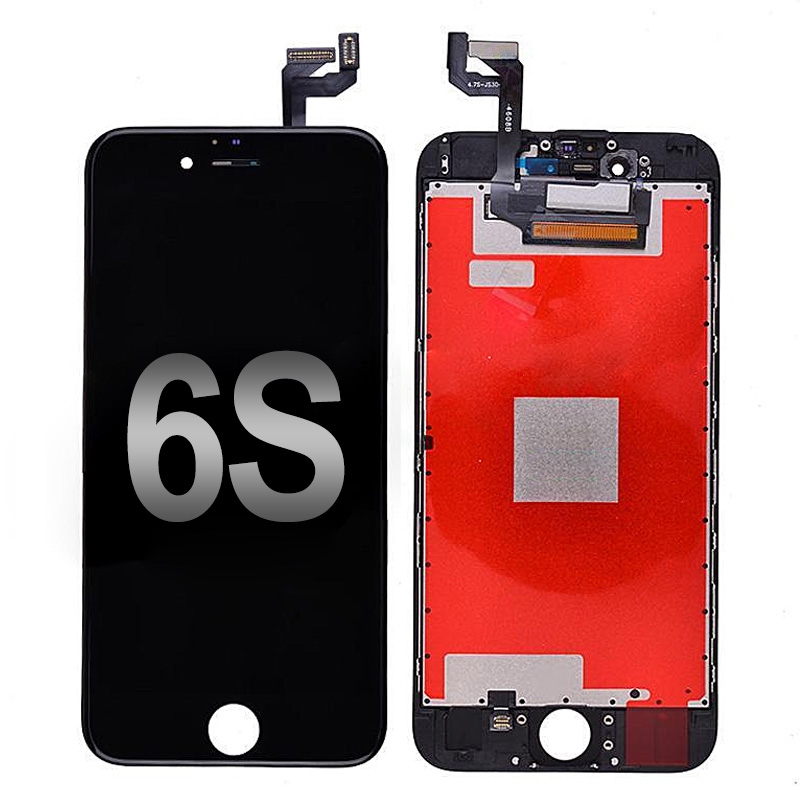 LCD Screen Display with Touch Digitizer Panel and Frame for iPhone 6S (Aftermarket) - Black