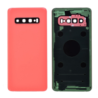 Back Cover with Camera Glass Lens and Adhesive Tape for Samsung Galaxy S10 G973(for SAMSUNG and Galaxy S10) - Flamingo Pink