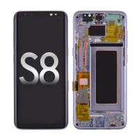 OLED Screen Digitizer with Frame Replacement for Samsung Galaxy S8 G950U (Premium) - Gray/ Violet  OLED Screen Digitizer with Frame Replacement for Samsung Galaxy S8 G950U (Premium) - Gray/ Violet