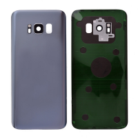  Back Cover with Camera Glass Lens and Adhesive Tape for Samsung Galaxy S8 G950(for SAMSUNG and Galaxy S8) - Silver