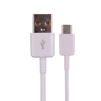  3ft Type-C Fast Charger Data Cable for Samsung - White