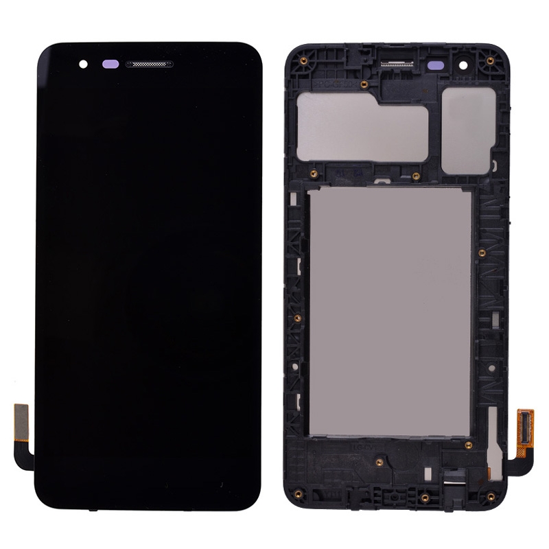 LCD Screen Display with Digitizer Touch Panel and Bezel Frame for LG K8 (2018)/ Aristo 2/ Aristo 2 Plus/ Aristo 3/ Aristo 3 Plus/ Phoenix 4 / - Black