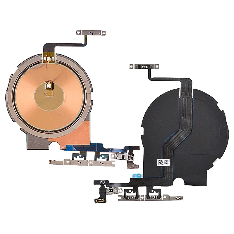 Wireless Charging Chip with Power and Volume Flex Cable for iPhone 12 Pro Max