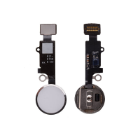  Home Button with Flex Cable for iPhone SE (2022)/ SE (2020)/ 8/ 8 Plus/ 7/ 7 Plus(Cosmetic only)(High Quality) - Silver
