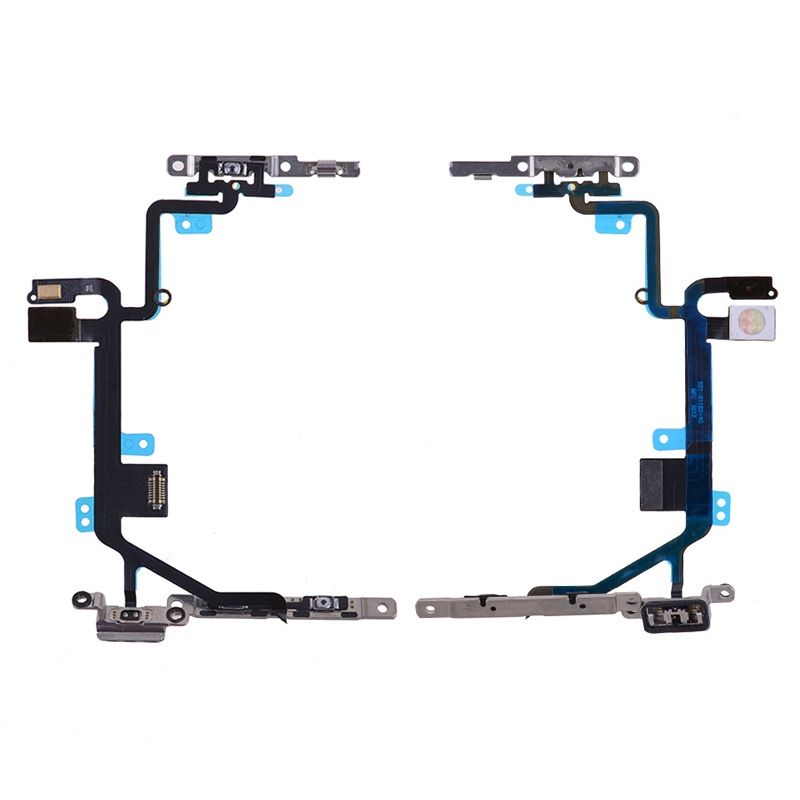 Power & Volume Button Connectors with Flex Cable Ribbon for iPhone 8/ SE (2020)/ SE (2022)