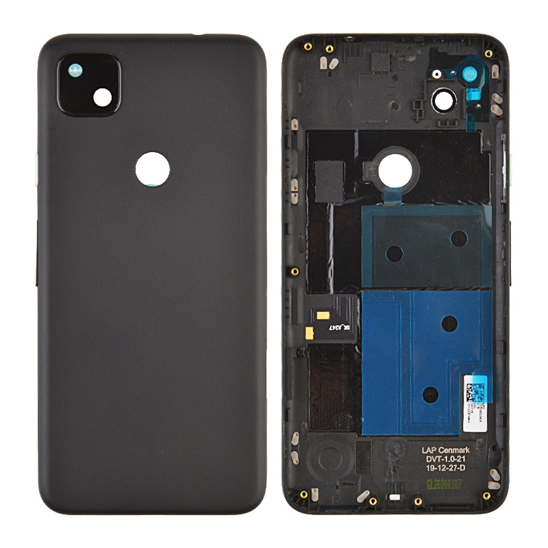 Back Housing with Camera Lens for Google Pixel 4a (for G) - Black