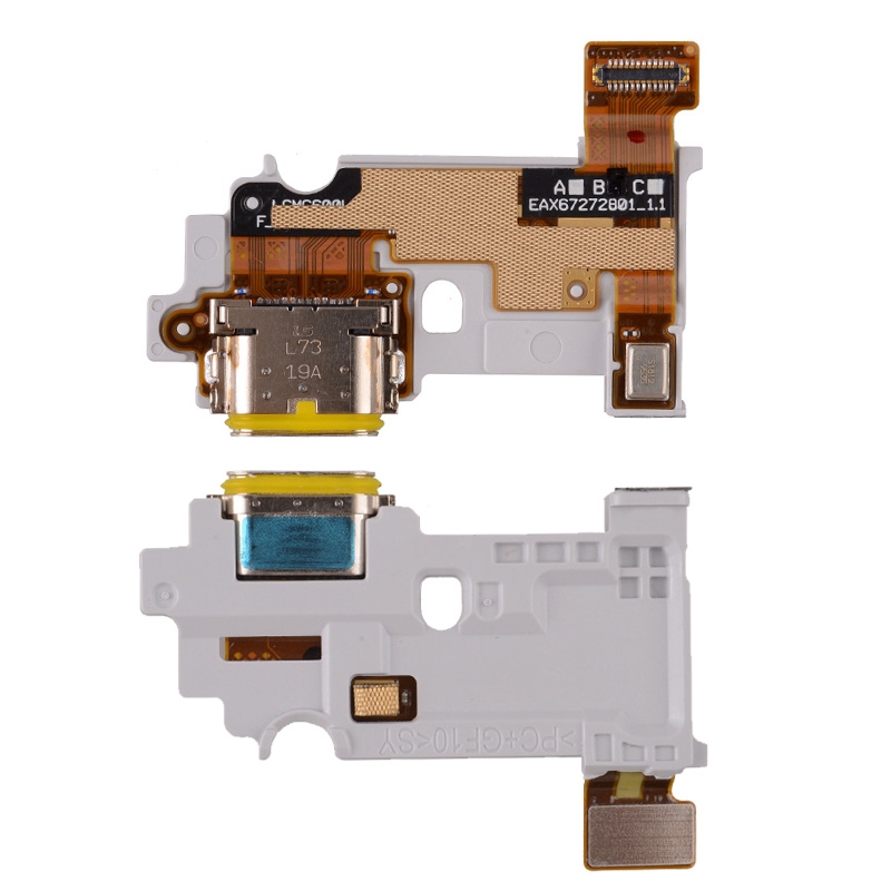 Charging Port Flex Cable with Support Plate for LG G6 H870