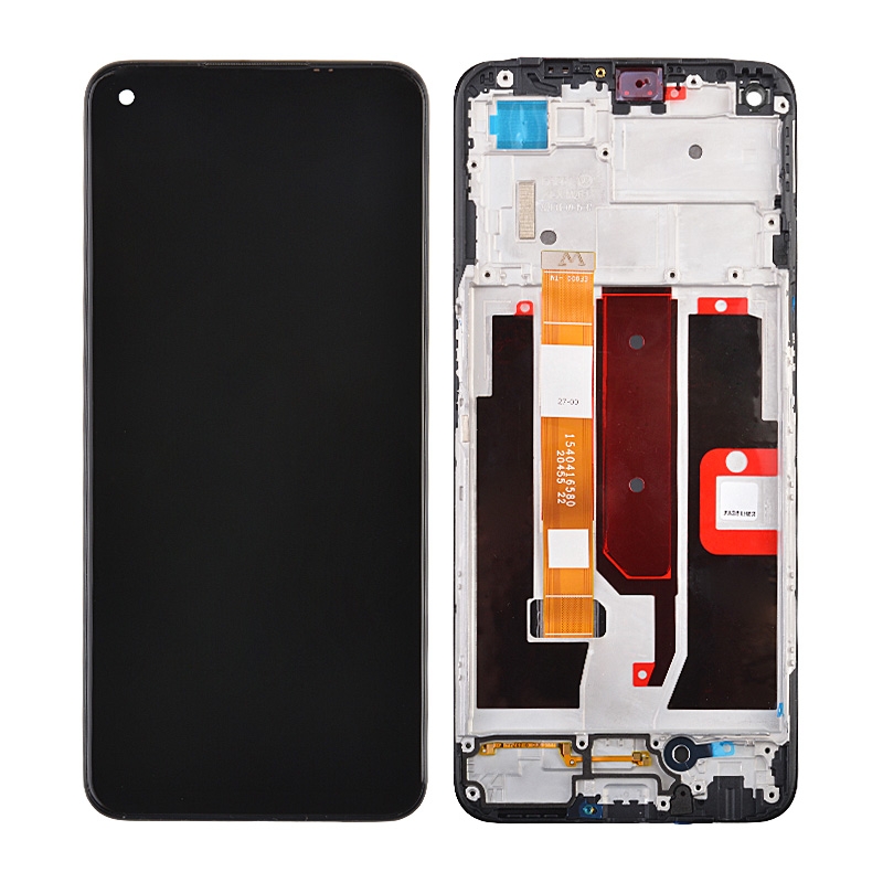 LCD Screen Digitizer Assembly With Frame for OnePlus Nord N200 5G - Black