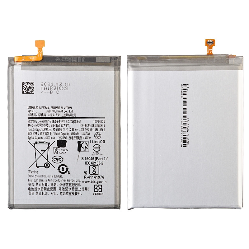 3.85V 4900mAh Battery for Samsung Galaxy A13 (2022) A135/ A12 (2020) A125/ A21S (2020) A217/ Compatible