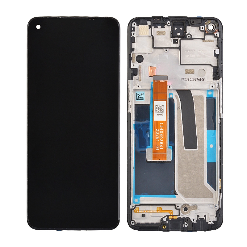 LCD Screen Digitizer Assembly With Frame for OnePlus Nord N10 5G - Black