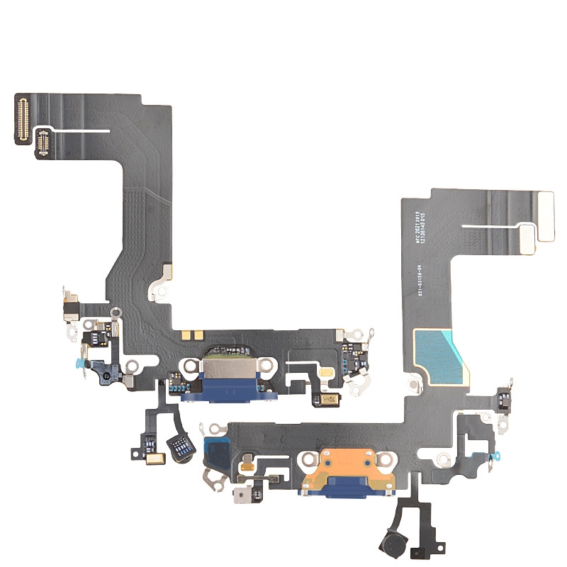 Charging Port with Flex Cable for iPhone 13 mini (High Quality) - Midnight